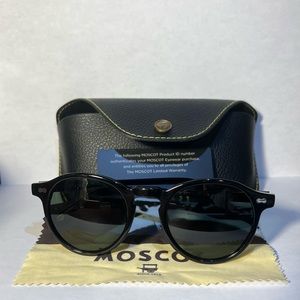 MOSCOT Miltzen Sunglasses. 49 22-145 COL. BLACK